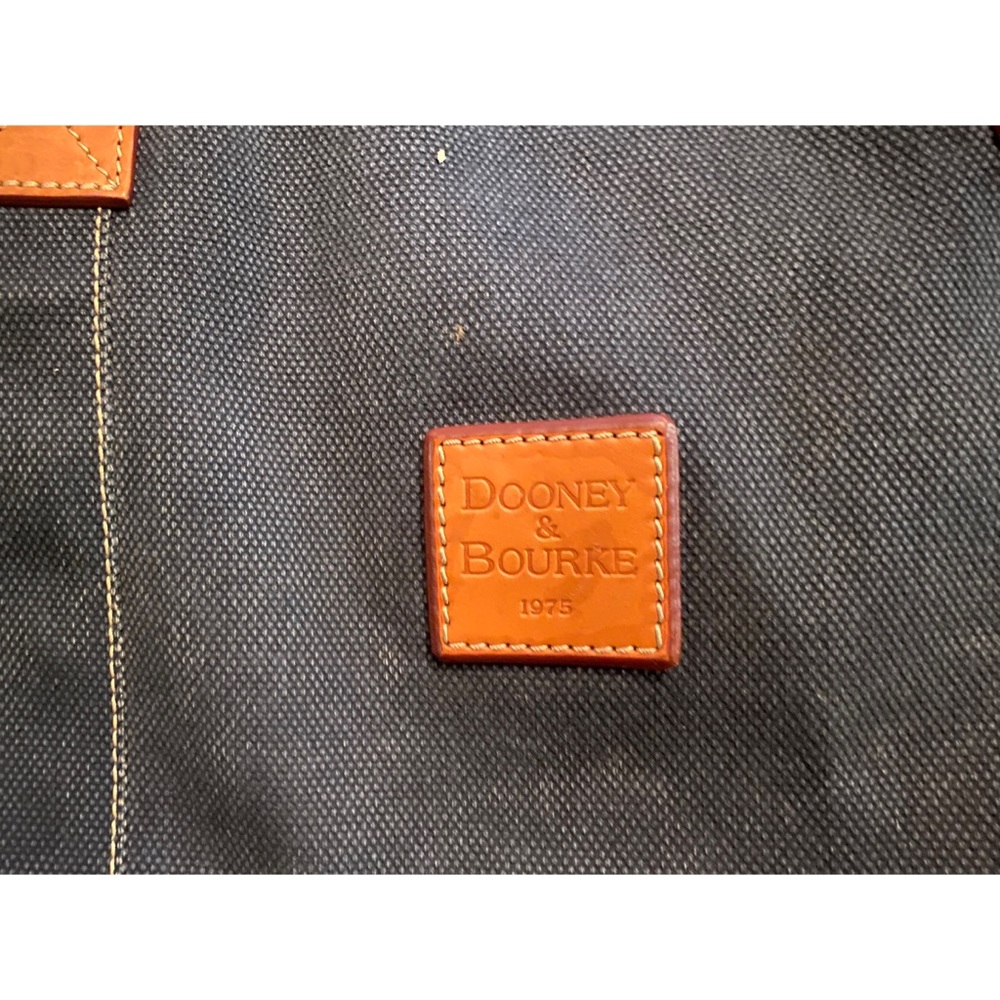 Dooney & Bourke Large Blue Duffel Bag - Picture 5 of 7